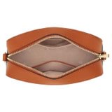 Internal product shot of the Oroton Harvey Camera Crossbody in Cognac and Smooth Leather for Women