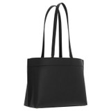 Back product shot of the Oroton Harvey Medium Tote in Black and Smooth Leather for Women