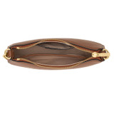 Internal product shot of the Oroton Asha Baguette Crossbody in Whiskey and Pebble Leather for Women