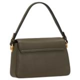 Back product shot of the Oroton Astrid Crossbody in Olive and Pebble Leather for Women