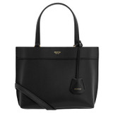 Front product shot of the Oroton Harvey Small Tote in Black and Smooth leather for Women