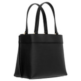 Back product shot of the Oroton Harvey Small Tote in Black and Smooth leather for Women