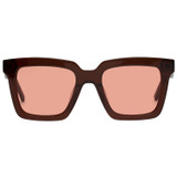 Front product shot of the Oroton Sunglasses Easton in Caramel and Acetate for Women
