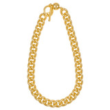 Oroton Savannah Necklace in Gold and Brass Base Metal With 12CT Gold Plating for Women