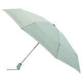 Oroton Parker Small Umbrella in Duck Egg/Cream and Printed Pongee Fabric for Women