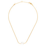 Oroton Skye Simple Necklace in Gold and Brass Base With 18CT Gold Plating for Women