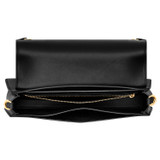 Internal product shot of the Oroton Perry Day Bag in Black and Smooth Leather for Women