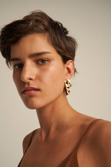 Oroton Noa Earrings in Worn Gold and  for Women