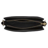 Oroton Lyla Day Bag in Black and Pebble Leather/Smooth Leather for Women