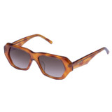 Oroton Quade Sunglasses in Amber Tort and Acetate for Women