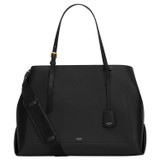 Oroton Margot Baby Bag & Mat in Black and Pebble Leather for Women