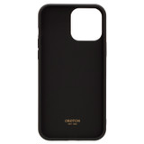 Oroton Muse Case For iPhone 13 Pro Max in Black and Saffiano Leather for Women