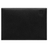 Oroton Margot Keyring Pouch in Black and Pebble Leather for Women