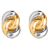 Oroton Nora Studs in Gold/Silver and Brass Base With Rhodium Plating for Women