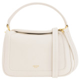 Front product shot of the Oroton Reed Small Day Bag in Clotted Cream and Pebble Leather for Women