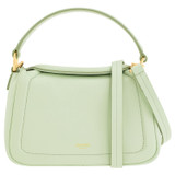 Front product shot of the Oroton Reed Small Day Bag in Herb Garden and Pebble Leather for Women