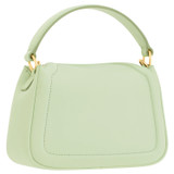 Back product shot of the Oroton Reed Small Day Bag in Herb Garden and Pebble Leather for Women