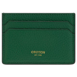 Front product shot of the Oroton Tate 3 Credit Card Sleeve in Treehouse and Pebble Leather for Women