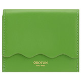 Front product shot of the Oroton Ric Rac Small Wallet in Garden and Smooth Leather for Women