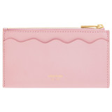 Oroton Ric Rac 8 Credit Card Mini Pouch Wallet in Tulip Pink and Smooth Leather for Women