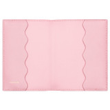 Oroton Ric Rac Passport Sleeve in Tulip Pink and Smooth Leather for Women