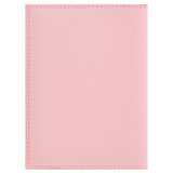 Back product shot of the Oroton Ric Rac Passport Sleeve in Tulip Pink and Smooth Leather for Women