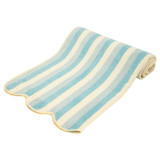 Oroton Ric Rac Stripe Towel in Horizon and Cotton Terry Towelling for Women