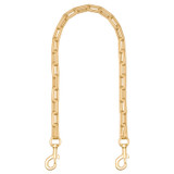Front product shot of the Oroton Isla Short Chain Strap in Brass and  for Women