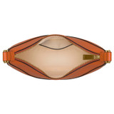 Internal product shot of the Oroton Florence Small Shoulder Bag in Cognac and Smooth leather for Women