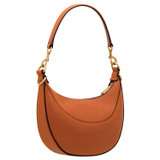 Back product shot of the Oroton Florence Small Shoulder Bag in Cognac and Smooth leather for Women