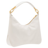 Back product shot of the Oroton North Hobo in Porcelain and Smooth Leather for Women