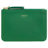 Front product shot of the Oroton Eve Small Pouch in Emerald and  for Women