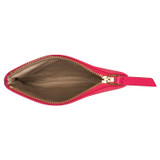 Internal product shot of the Oroton Eve Small Pouch in Peony Pink and Pebble Leather for Women