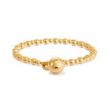 Front product shot of the Oroton Sierra Bracelet in Gold and  for Women
