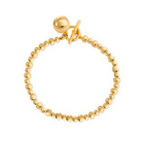 Front product shot of the Oroton Sierra Bracelet in Gold and  for Women