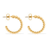 Internal product shot of the Oroton Sierra Hoops in Gold and  for Women