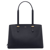 Front product shot of the Oroton Anika 13" Day Bag in Dark Navy and  for Women