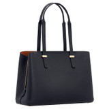 Back product shot of the Oroton Anika 13" Day Bag in Dark Navy and  for Women