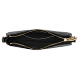 Internal product shot of the Oroton Inez Texture Chain Wristlet in Black Croc and Embossed Croc Leather for Women