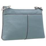 Back product shot of the Oroton Tessa Crossbody in Folkstone Grey and Soft Pebble Leather for Women