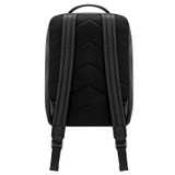 Back product shot of the Oroton Ethan Pebble 15In Backpack in Black and Pebble Leather for Men