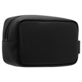 Back product shot of the Oroton Ethan Pebble Toiletry Case in Black and Pebble Leather for Men