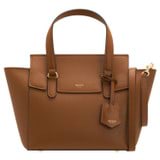 Front product shot of the Oroton Iris Small Day Bag in Cinnamon and Pebble Leather for Women