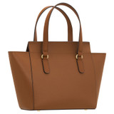 Back product shot of the Oroton Iris Small Day Bag in Cinnamon and Pebble Leather for Women