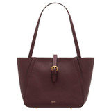 Front product shot of the Oroton Dylan Small Tote in Merlot and  for Women