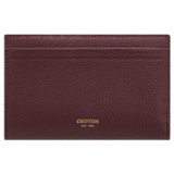 Front product shot of the Oroton Dylan 10 Credit Card Zip Wallet in Merlot and  for Women