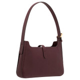 Back product shot of the Oroton Dylan Baguette in Merlot and Pebble Leather for Women