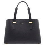 Front product shot of the Oroton Anika Small Day Bag in Dark Navy and Pebble Leather for Women