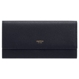 Front product shot of the Oroton Anika Continental Wallet in Dark Navy and  for Women