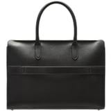 Back product shot of the Oroton Muse 15" Worker Tote in Black and Saffiano Leather for Women